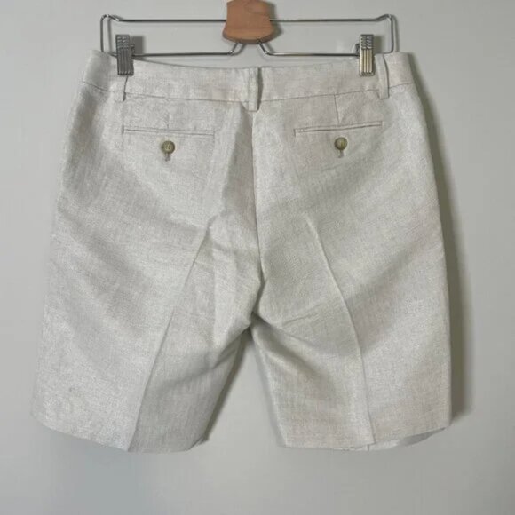 LOFT Women's Cream Shorts - Picture 2 of 6